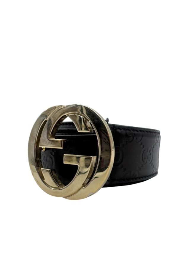 GUCCI -  INTERLOCKING MONOGRAM BELT - Image 15